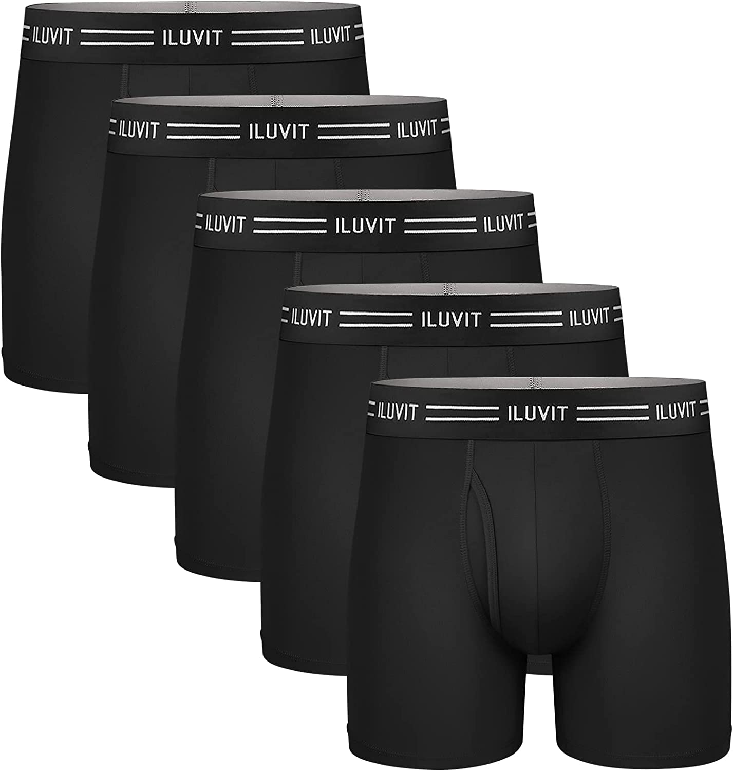 5Mayi Mens Athletic Underwear Mens Boxer Briefs Underwear for Men Pack S M L XL XXL - Image 2